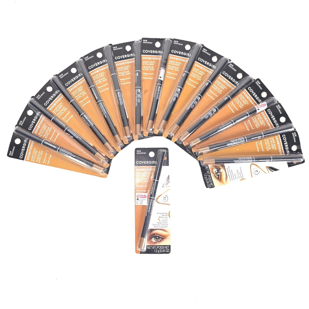 14ct Covergirl Exhibitionist 24HR Eyeliner Gold Metallic Waterproof Longwear 400